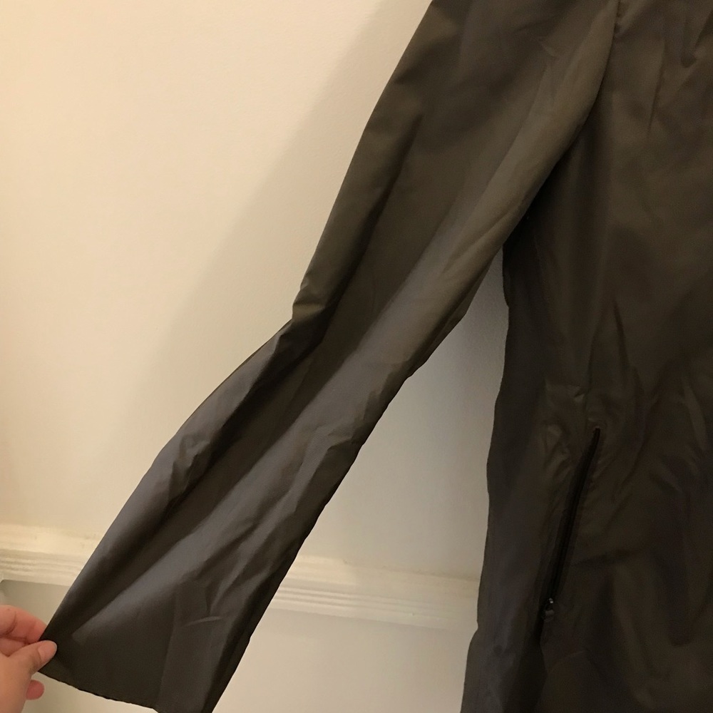 Armani Collezioni Rain Coat 42 brown green jacket - Picture 3 of 15